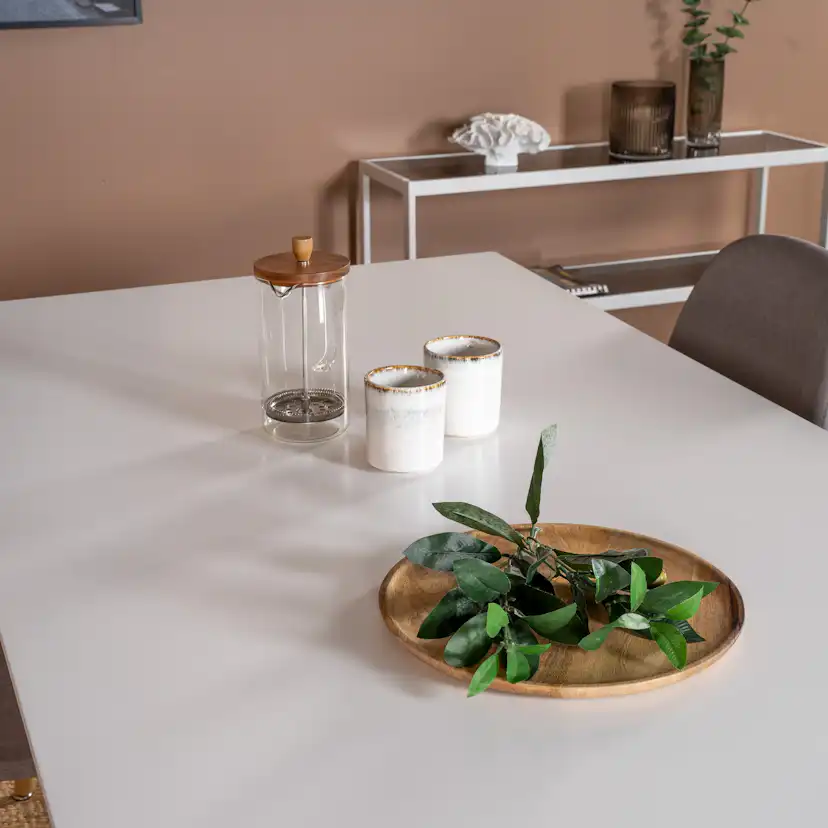 Matgrupp Venture Home Pobbie med 4 Stolar Polyestertyg