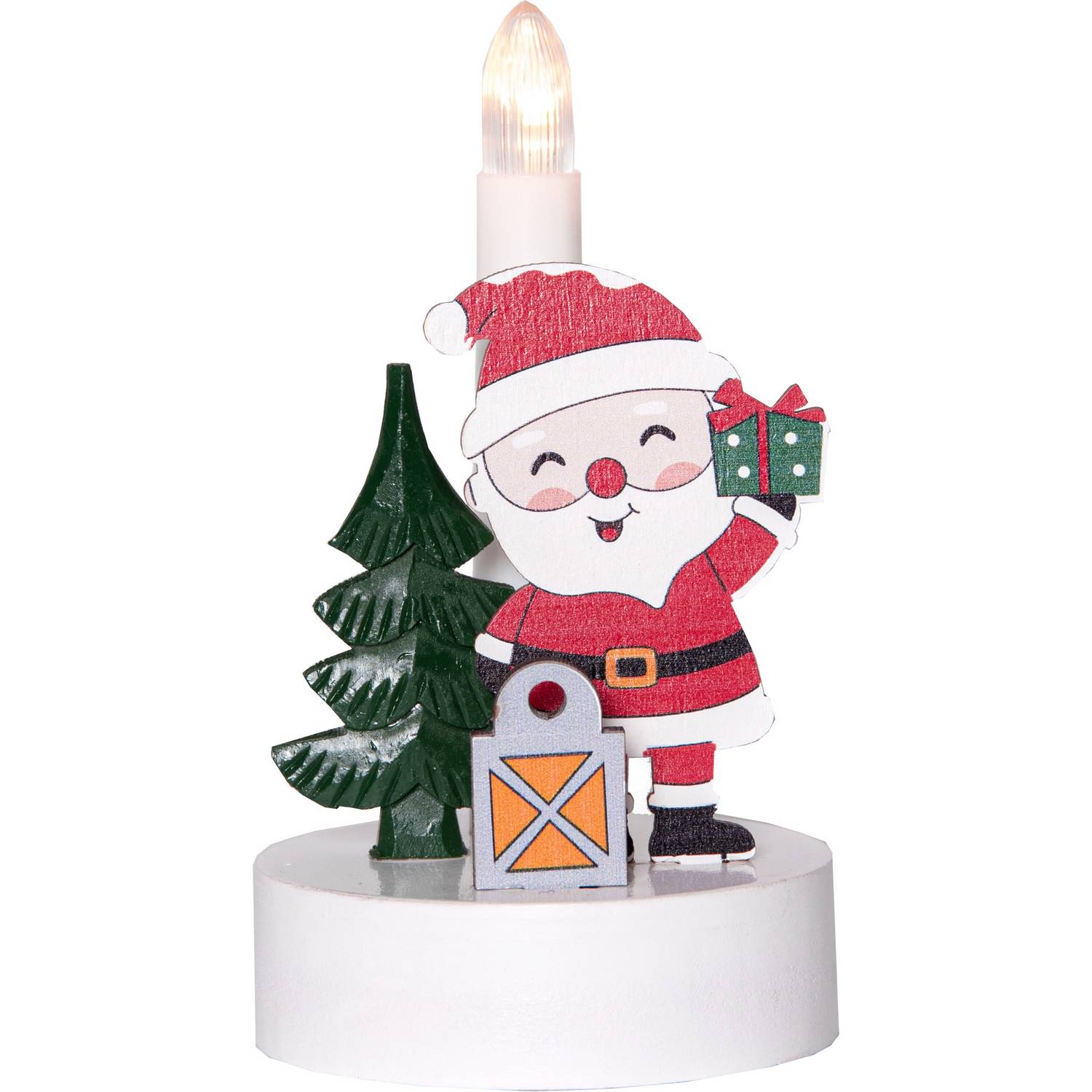 Adventsljusstake Star Trading Billy 1 Ljus Tomte