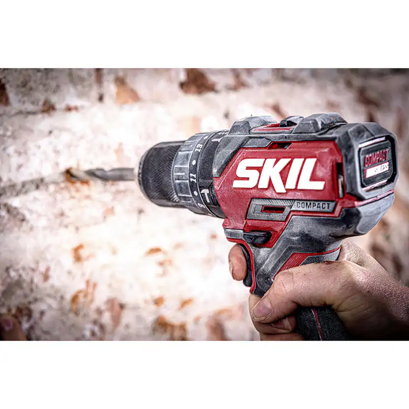 Slagborr/Skruvdragare SKIL 3075 HA Batteridriven Kolborstfri