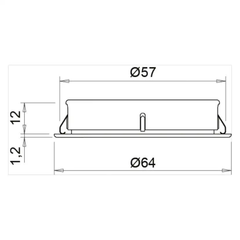 LED-Spot Beslag Design Smally XS Micro12