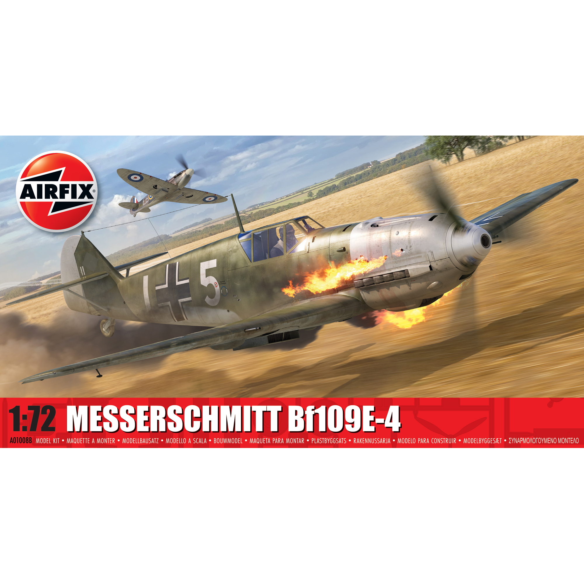 Modellbyggsats Airfix 1:72 Messerschmitt Bf109E-4