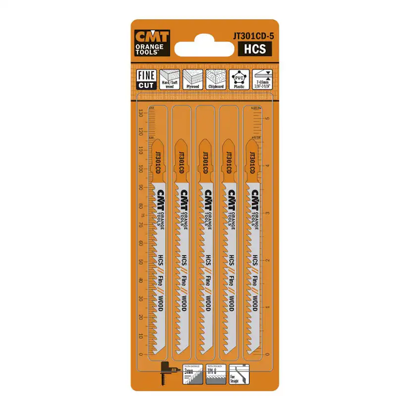 Sticksågblad CMT Orange Tools Trä 90mm HCS Fine 5 st