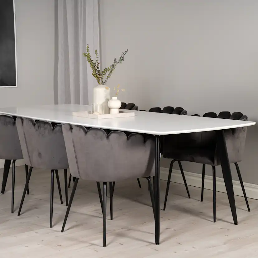 Matgrupp furniture/fashion Poker med 6 Limhamn Stolar