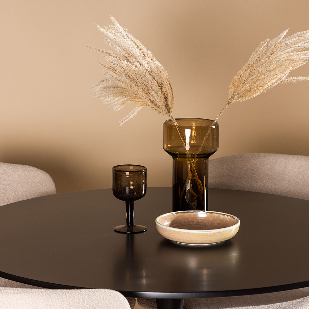 Matgrupp Venture Home Glade Ø 100 cm med 4 Modesto Stolar