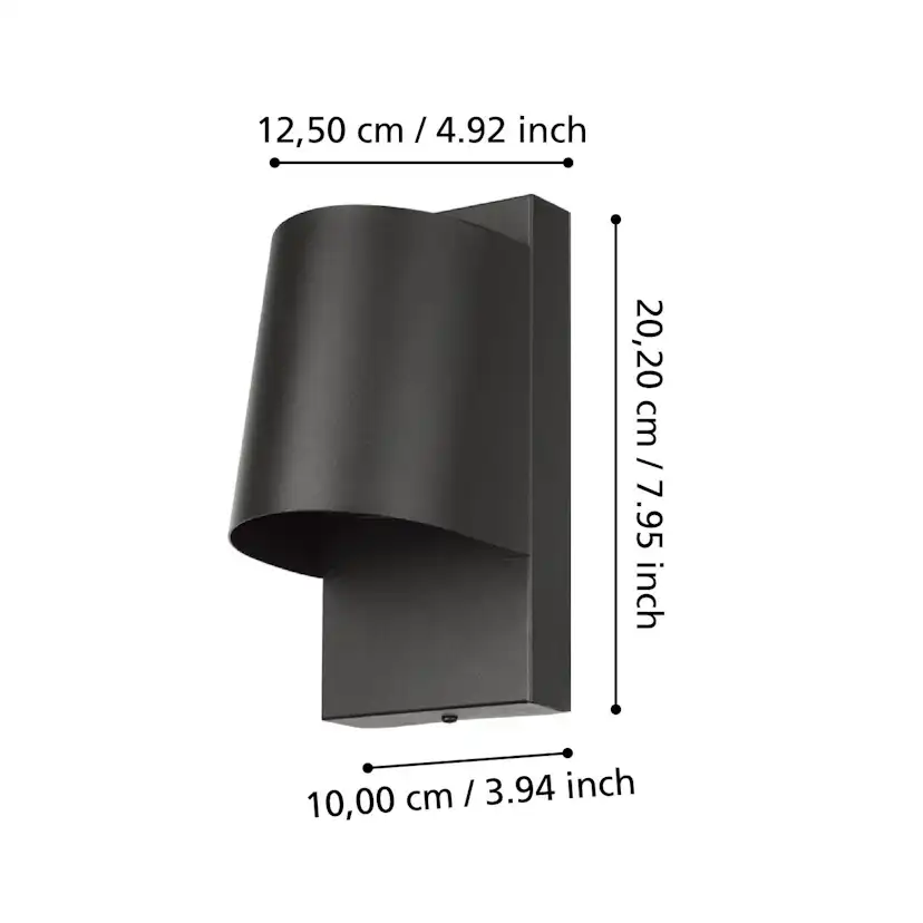 Vägglampa Utebelysning Eglo Stagnone