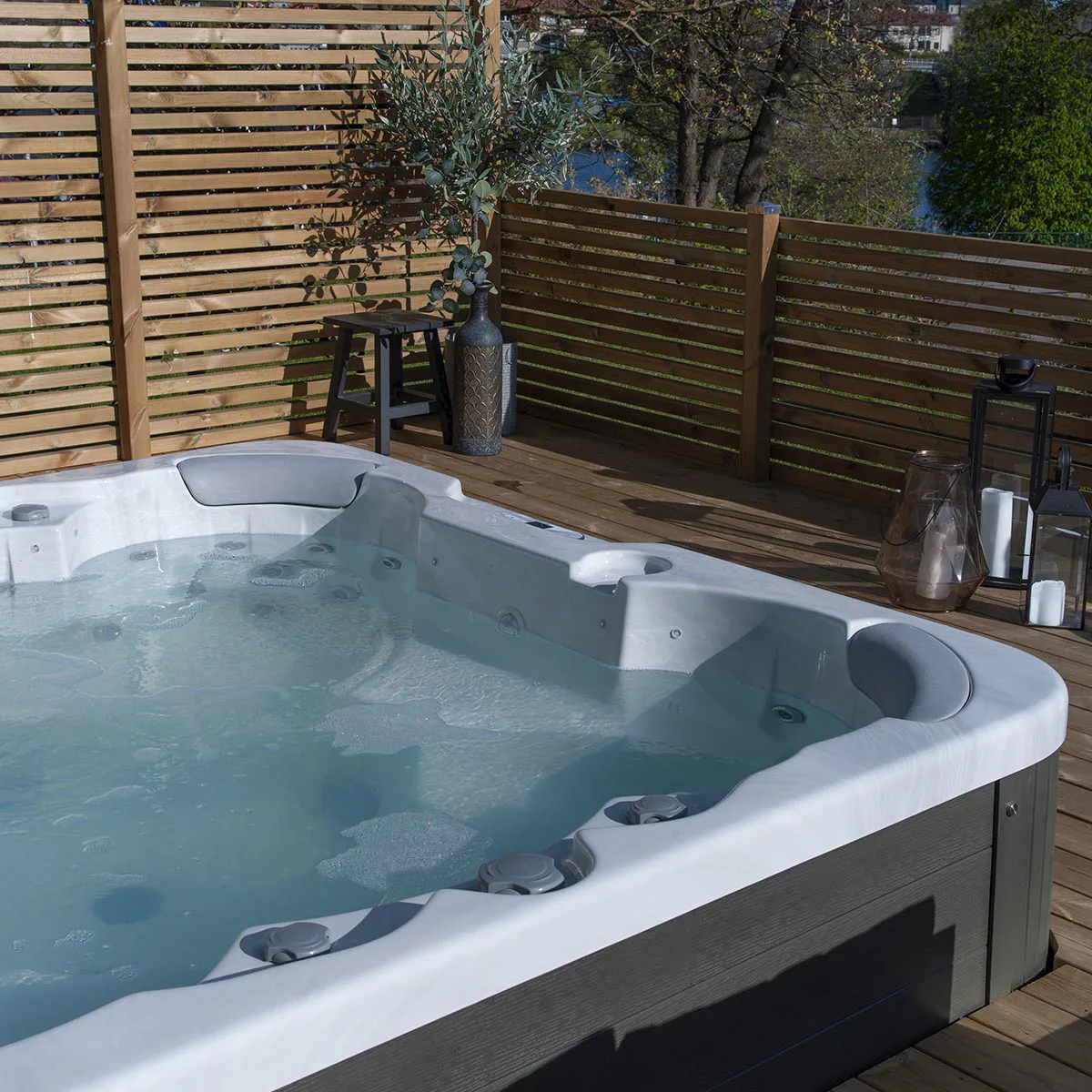 Spabad Westerbergs Sandhamn 42 Jets Vit med Lock