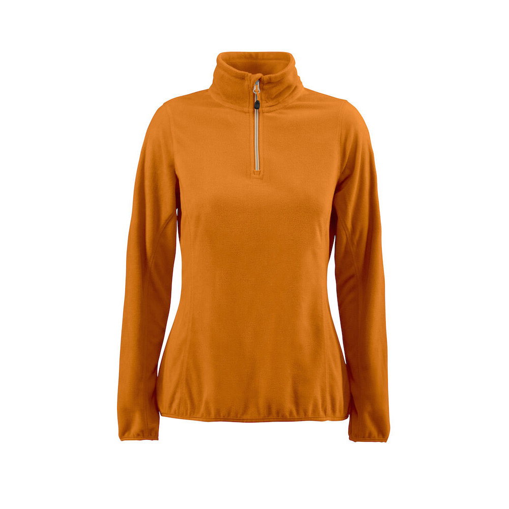 Printer Railwalk lady fleece ½ zip Bright Orang XL Storlek: XL, Färg: Orange