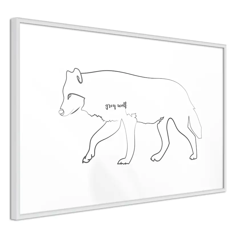 Poster Artgeist Affisch Wolf