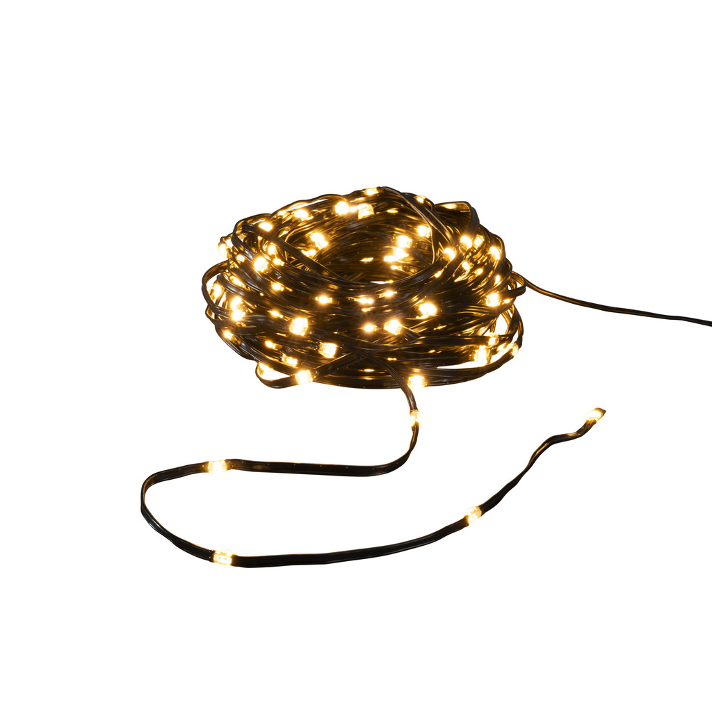 Ljusslinga Gnosjö Konstamide ShineLine 20 meter med 200st LED-lampor Amber Utomhus