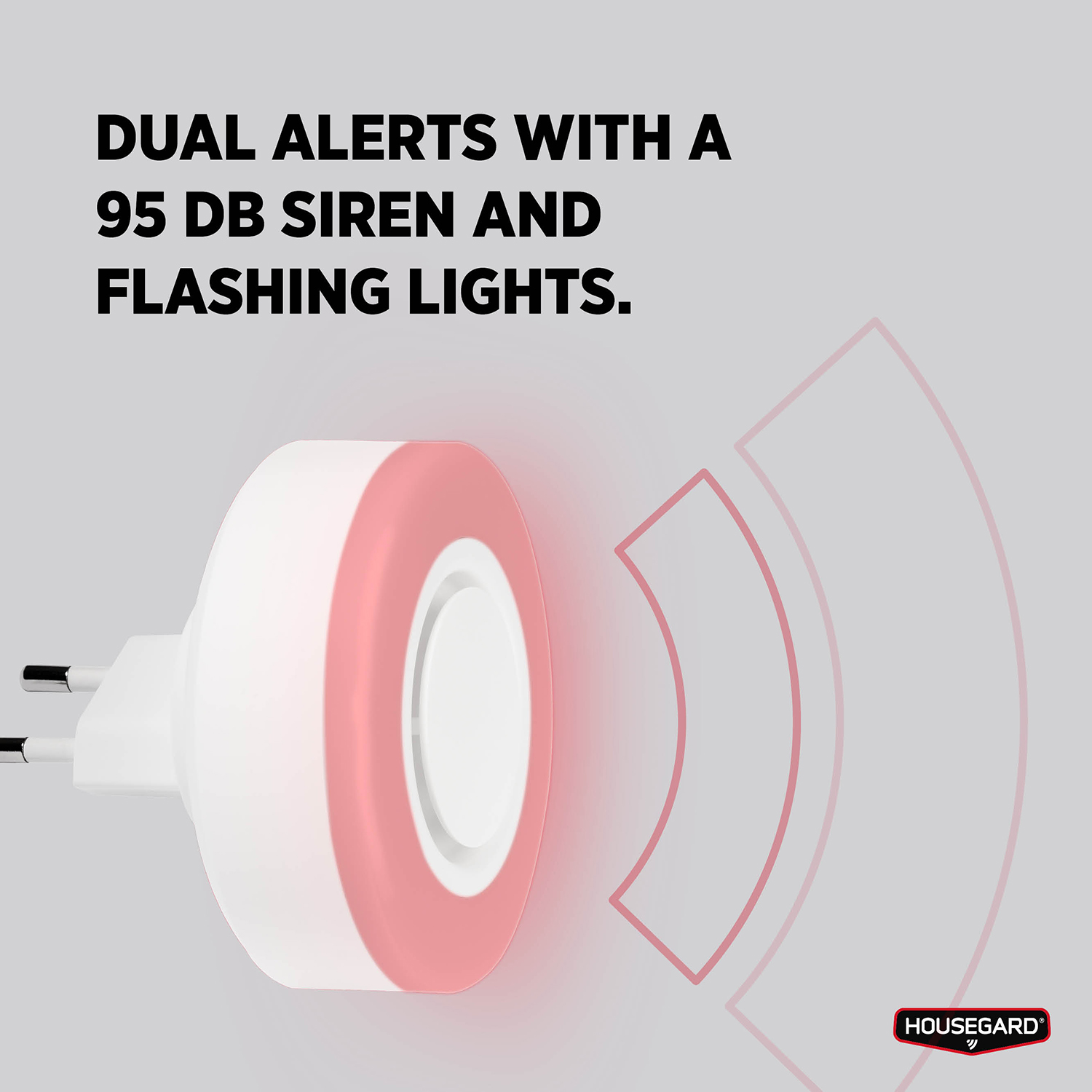 Trådkös Sirene Housegard Luma 230V