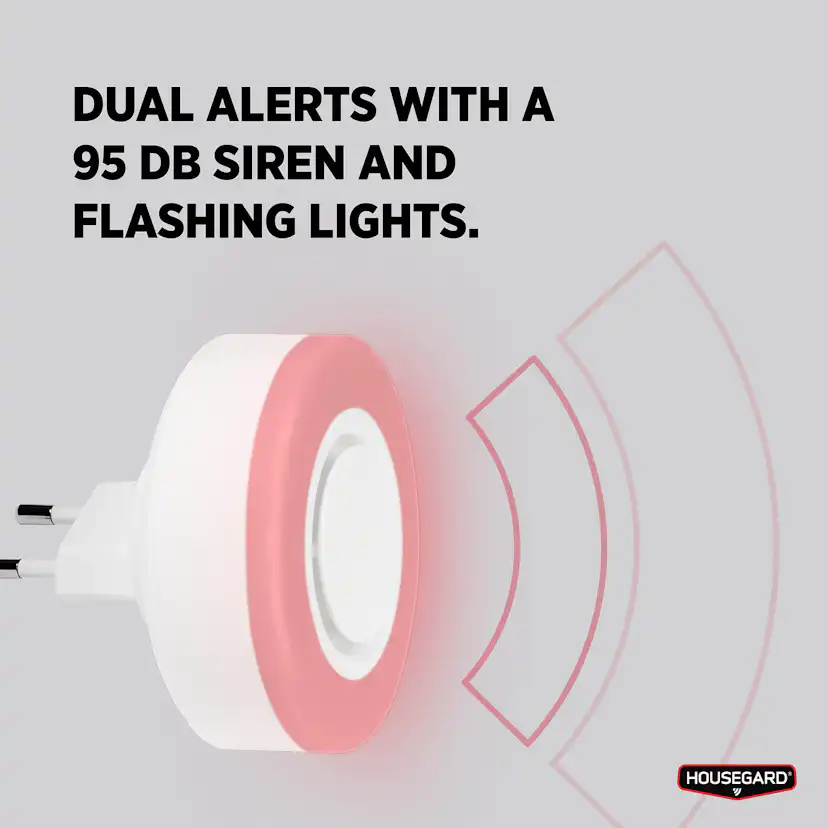 Trådkös Sirene Housegard Luma 230V