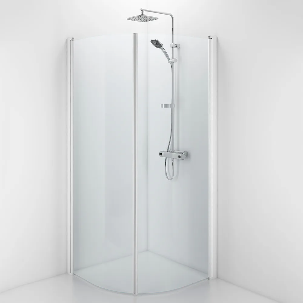Duschdörr Contura Shower Space SBVK Bockad med Handtagsprofil Höjd: 200 BxH:900x2000