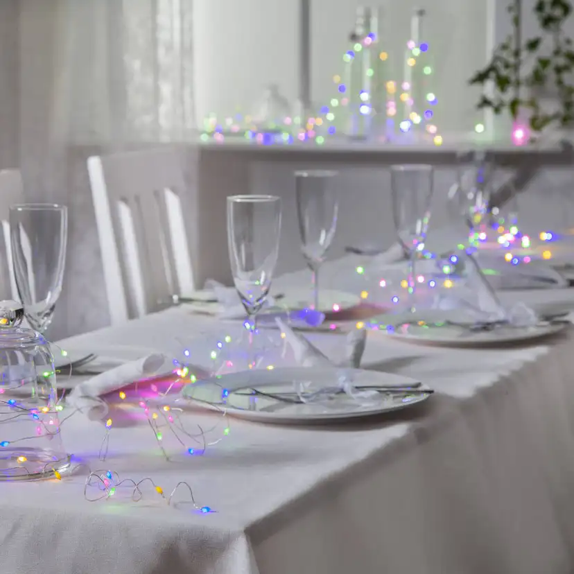 Ljusslinga Star Trading Dew Drop LED 100 Ljus med 11 olika funktioner