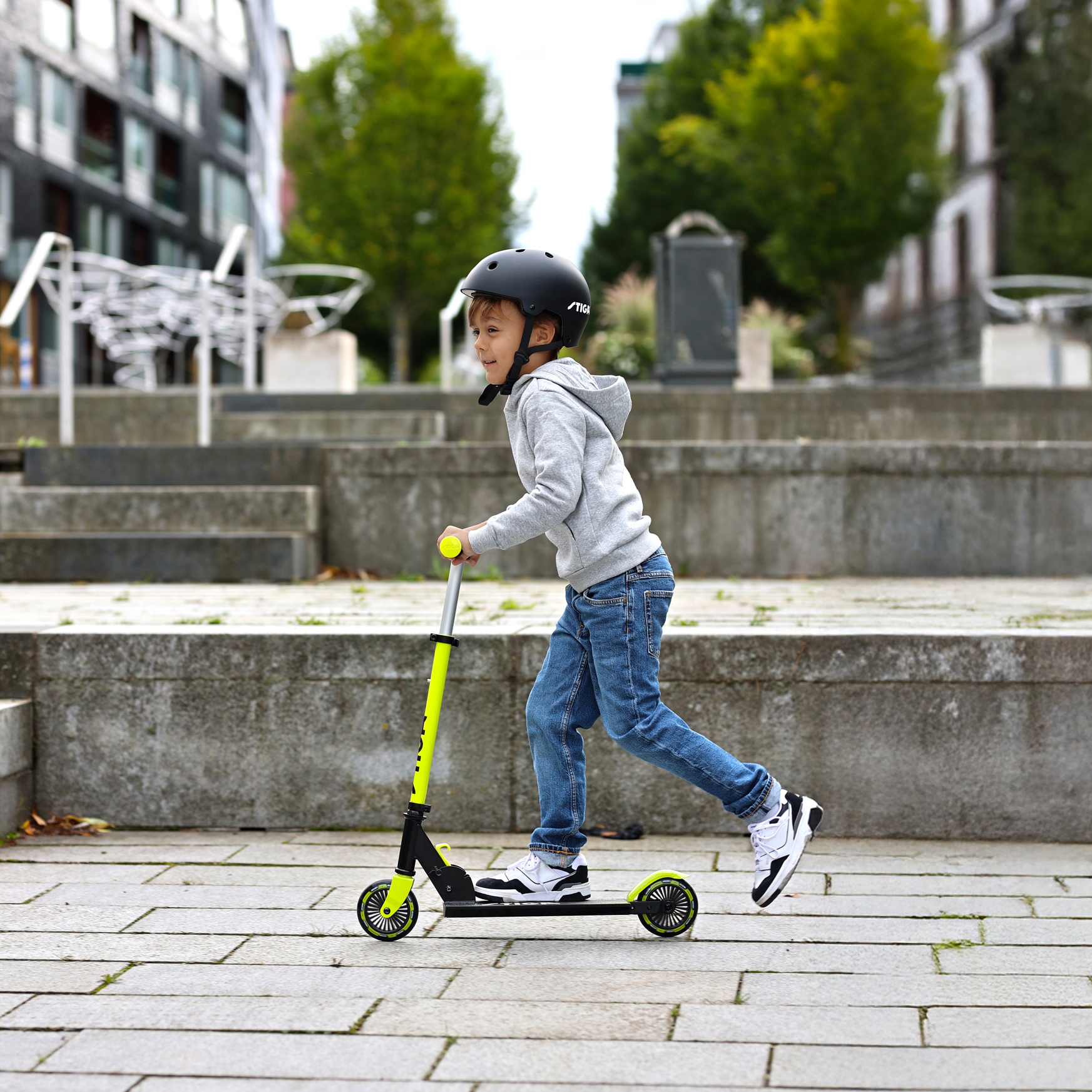 Sparkcykel STIGA Kick Scooter Comet 120-S