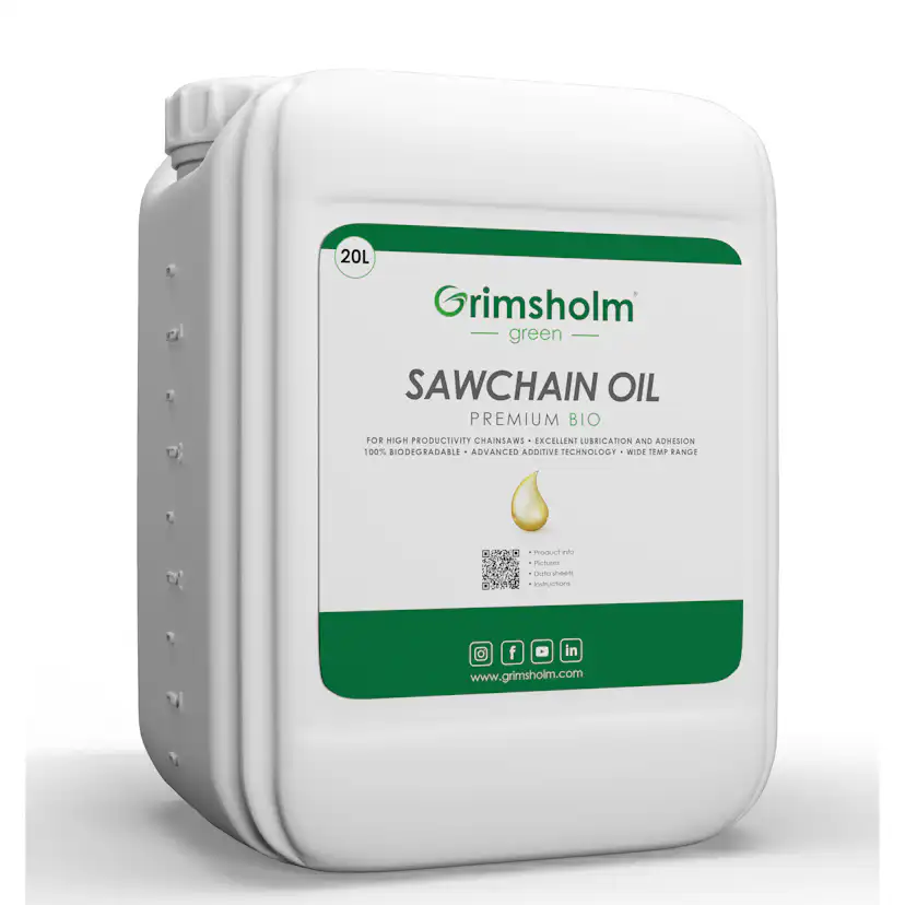 Olja Grimsholm Premium Mineral 20 L Till Sågkedja