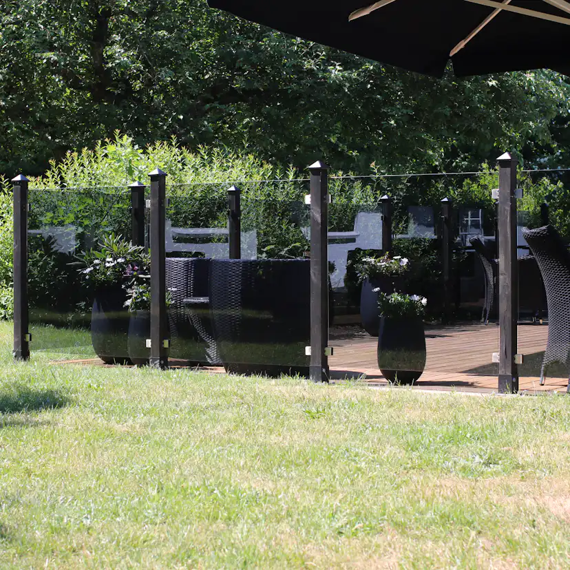 Glasstaket HORTUS Rökfärgat