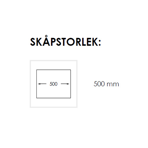 Diskho Nordic Tech Radius 450 X Rostfri för Kök och Tvättstuga