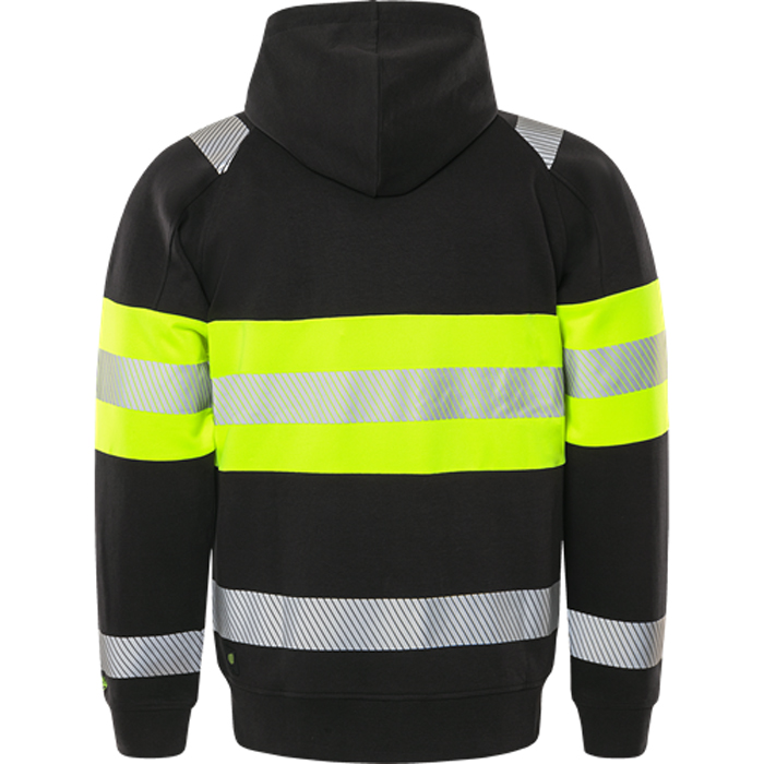 Varsel sweatshirt-jacka Fristads Stiby med Huva 7532 GKC, klass 1