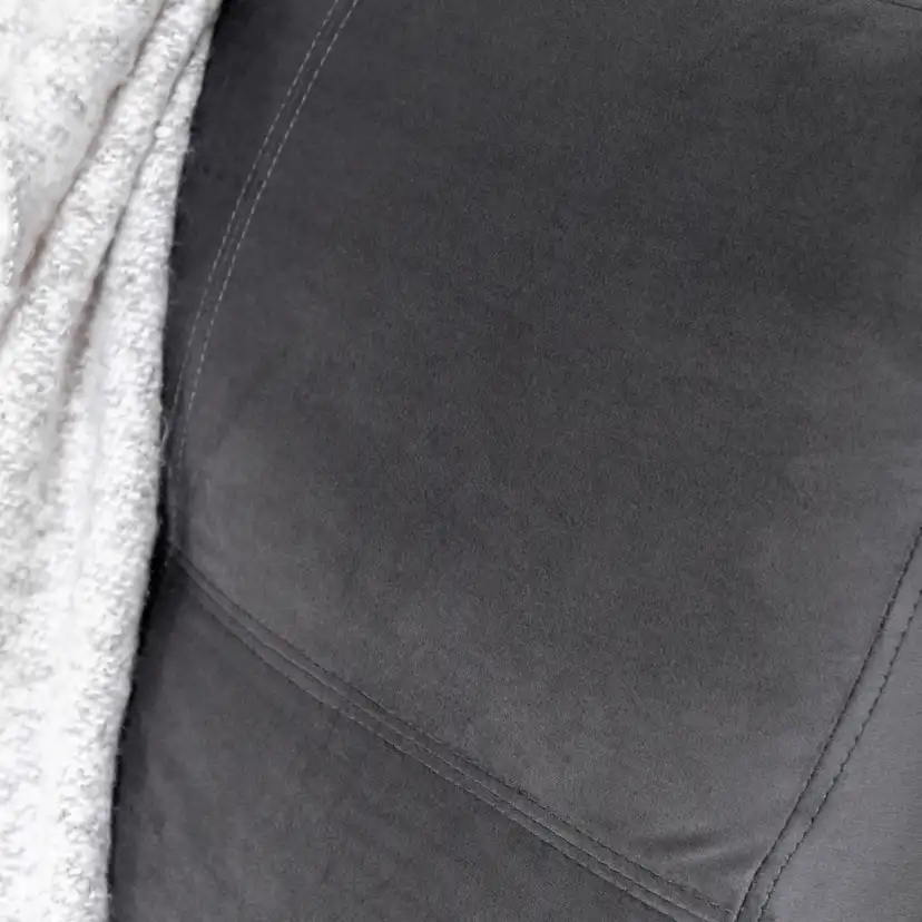 Bäddsoffa Venture Home Bodil Grå Sammet 2-sitssoffa 180x80x55 cm 1 Sovplats