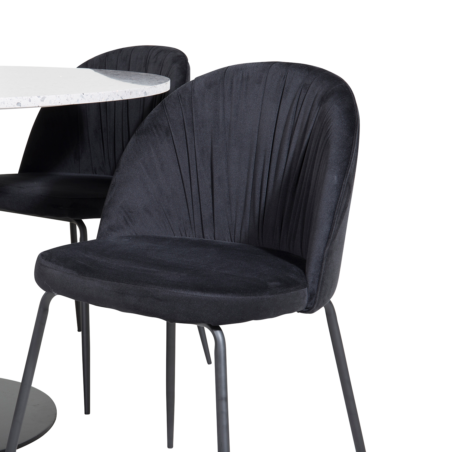 Matgrupp Venture Home Roxanna med 4 Wrigley Stolar Runt