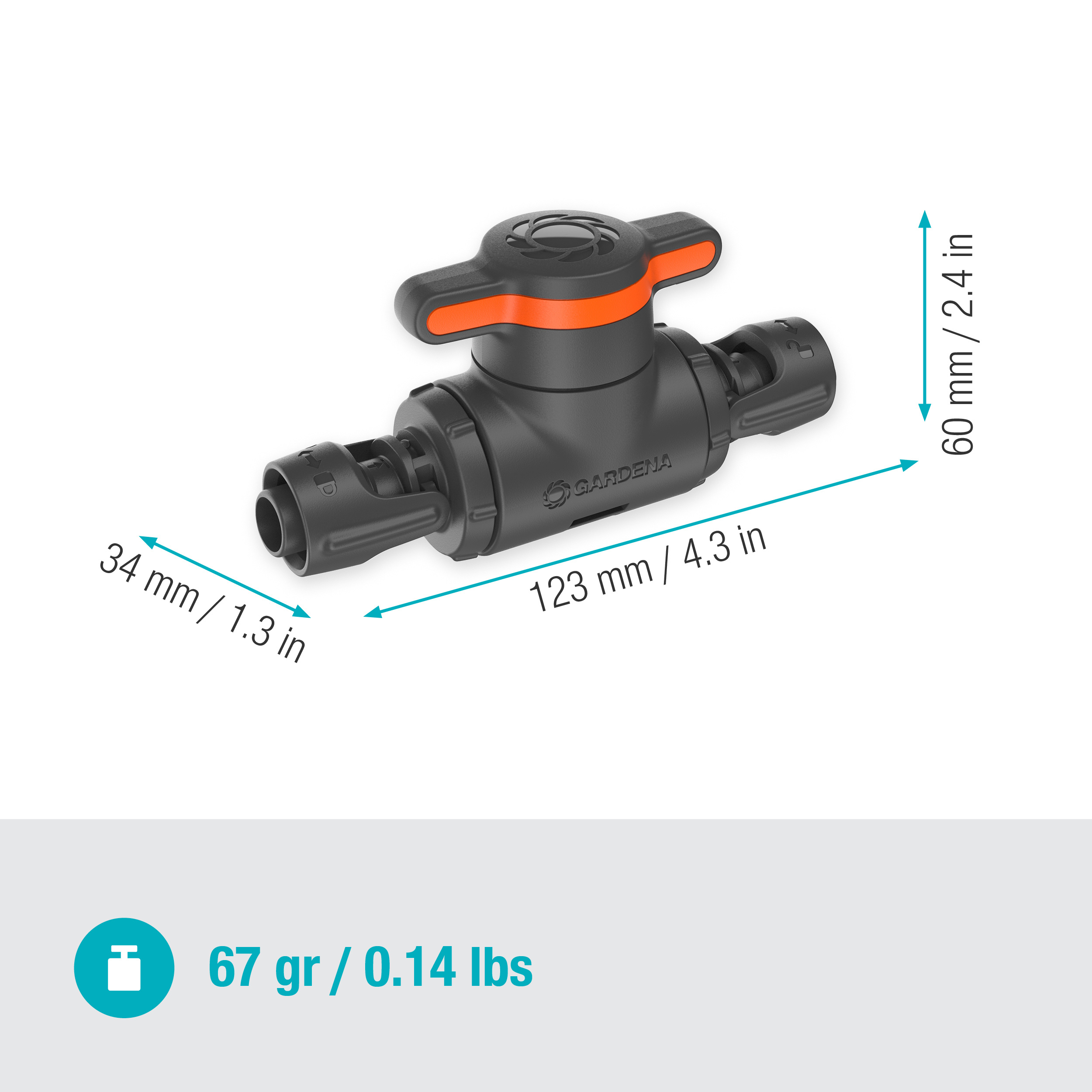 Reglerventil Gardena Micro-Drip 13 mm (1/2")