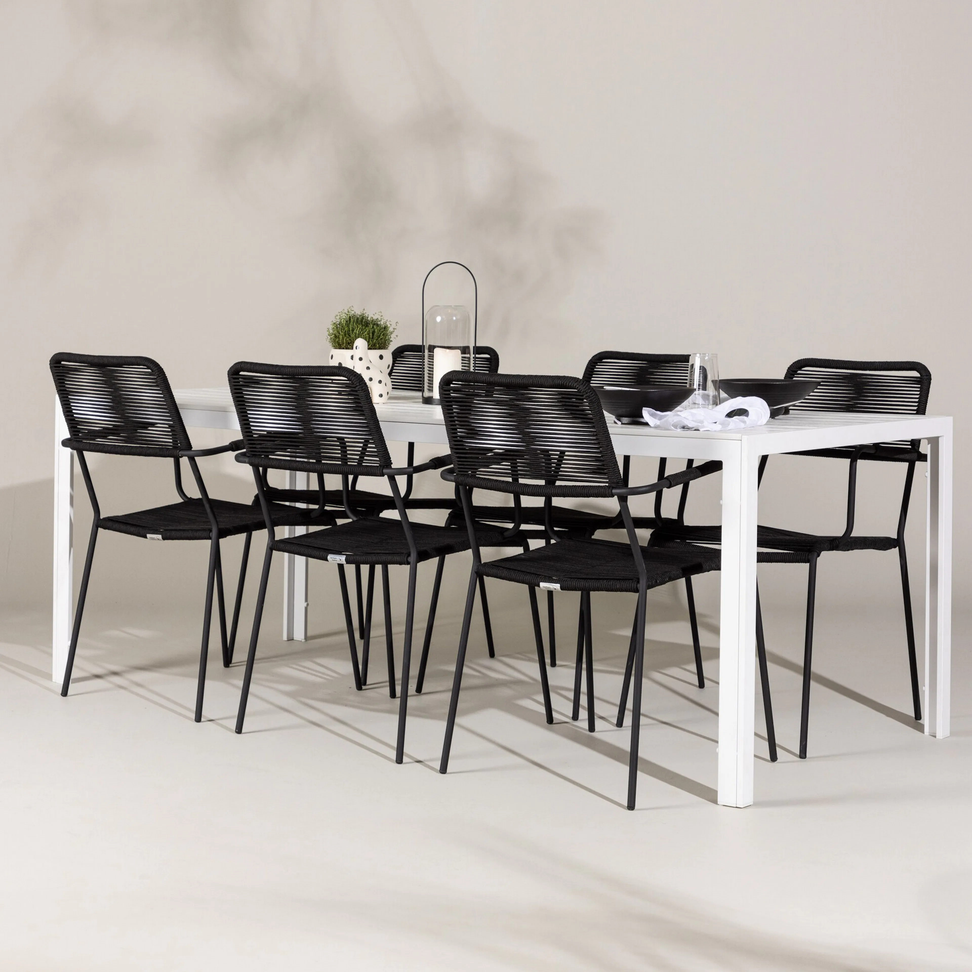 Trädgårdsgrupp Venture Home Break med 6 Lindos Karmstolar