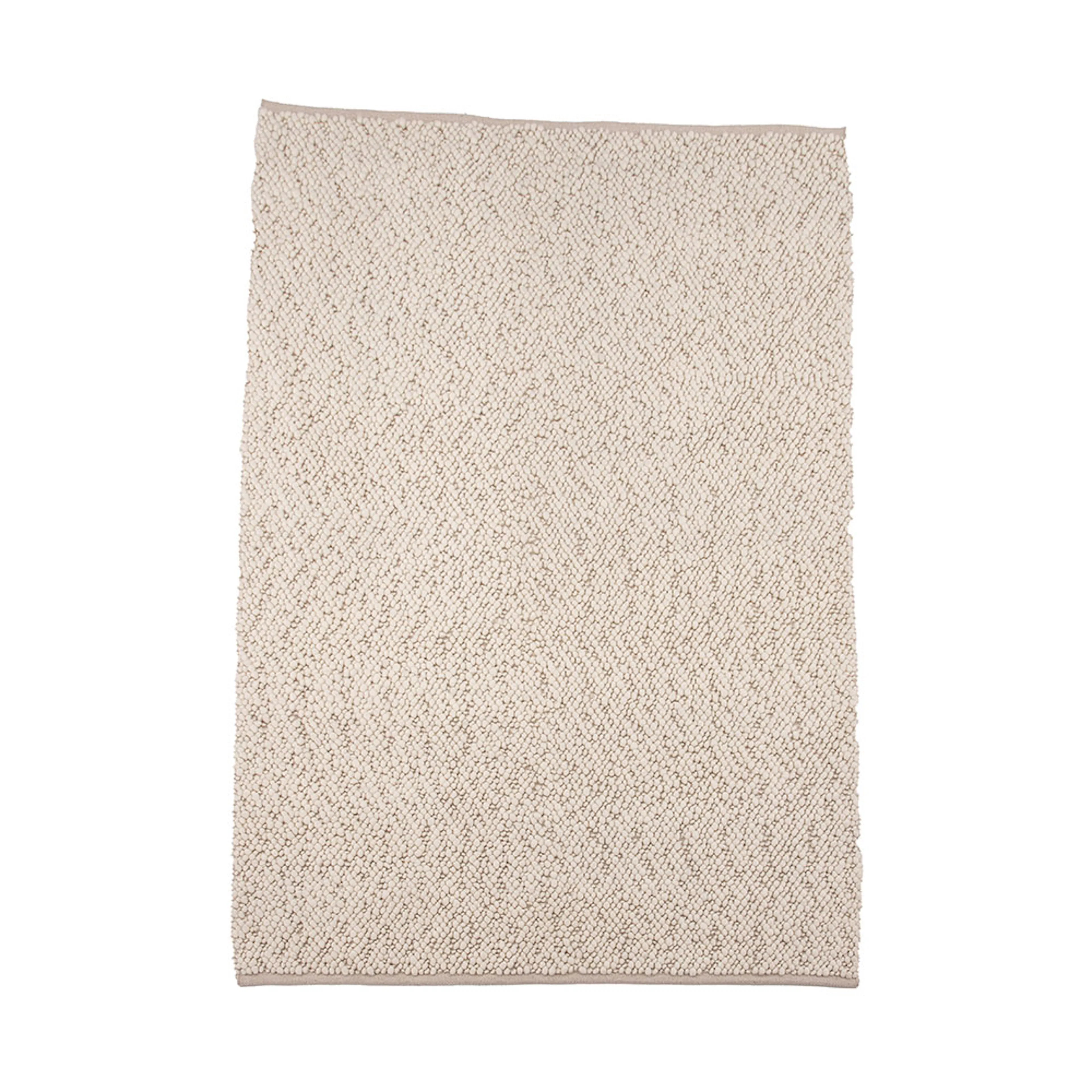 Jajru Wool - 300*200- -Rectangular-White 300x200 cm