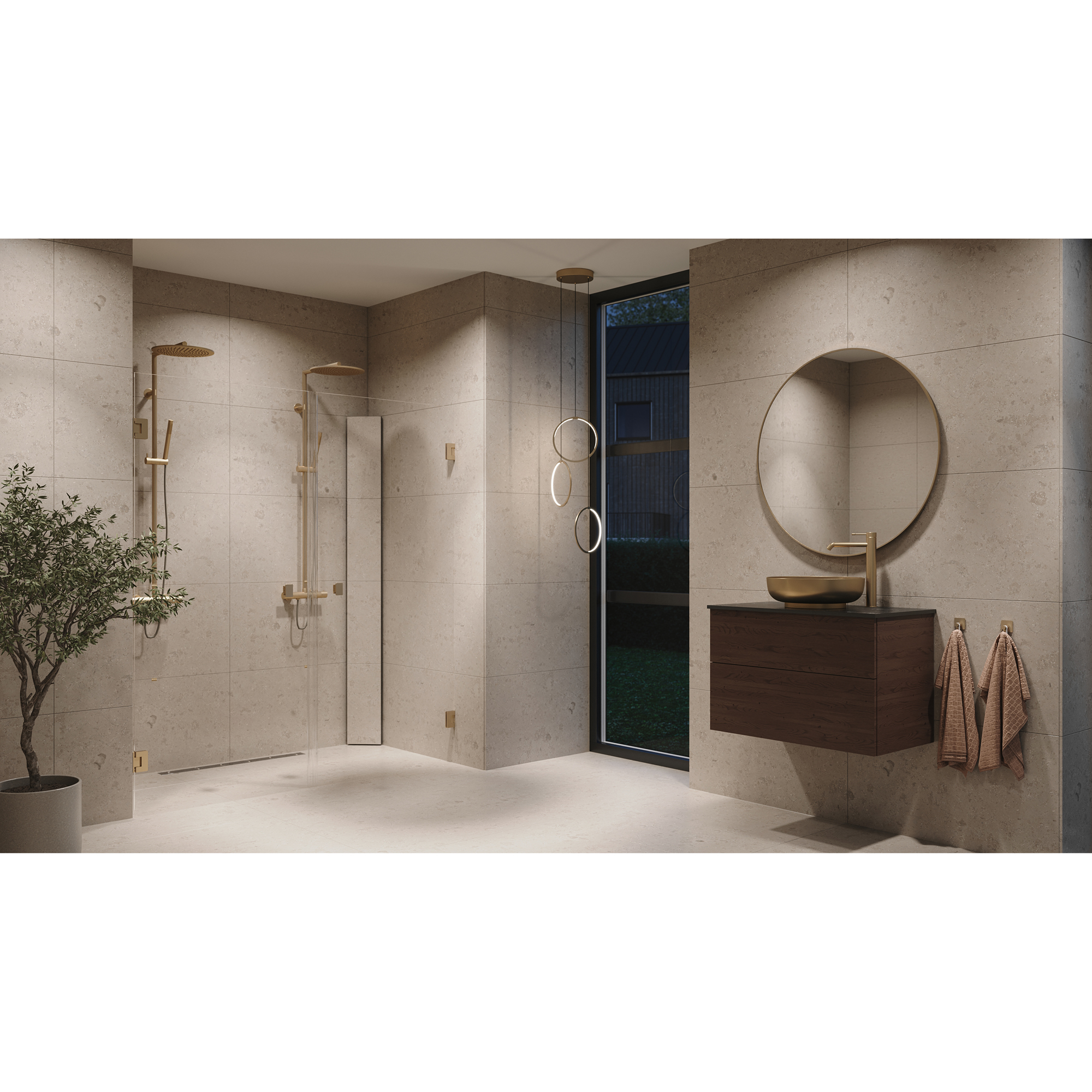 Badrumsbelysning Macro Design Halo 3 Ringar