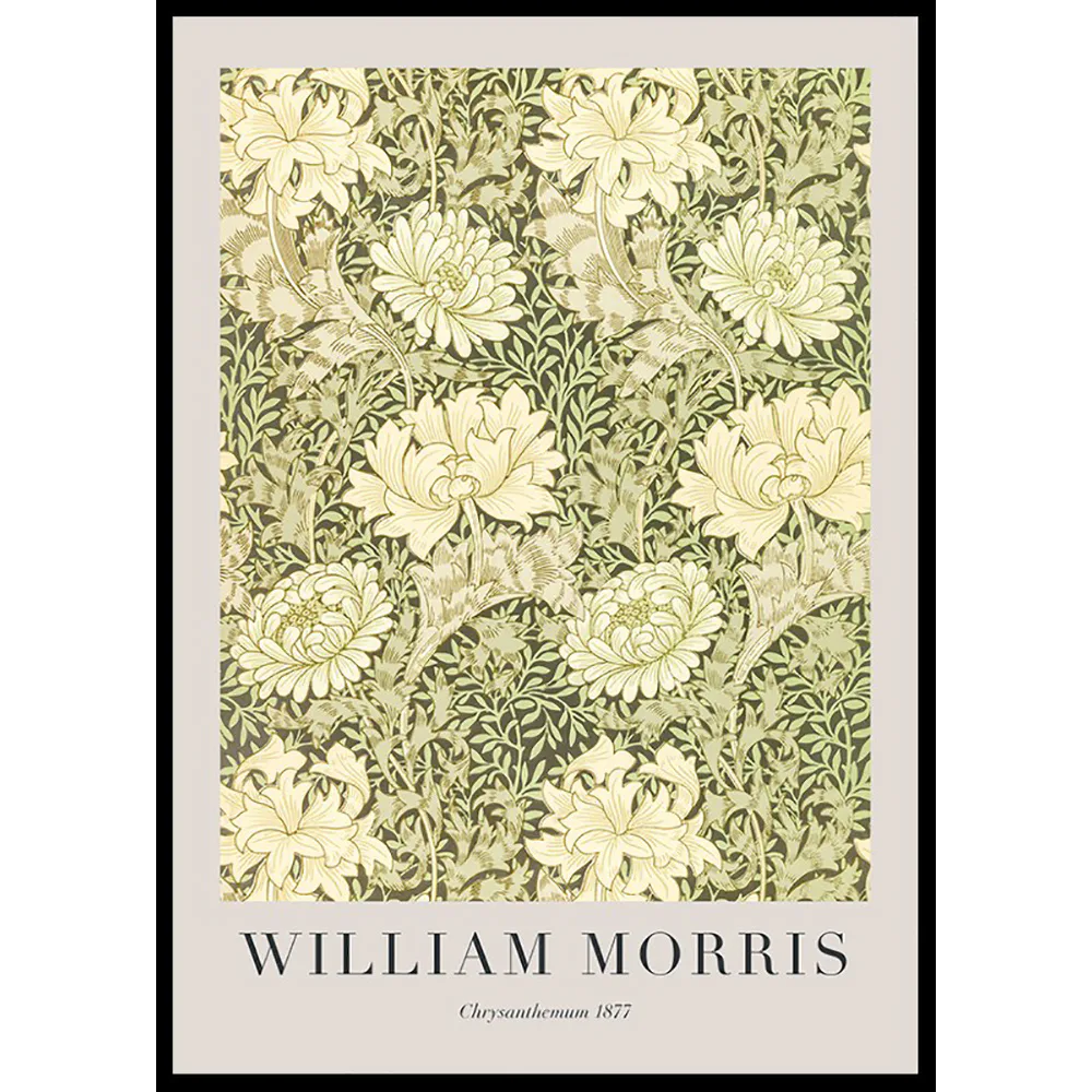 Poster Gallerix William Morris Chrysanthemum 1877