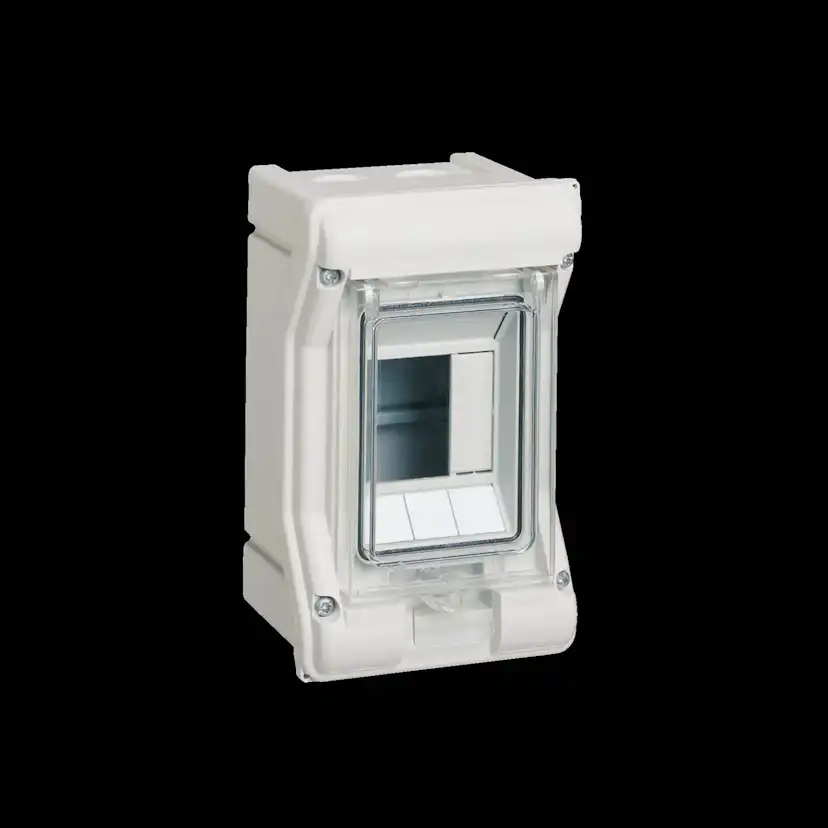 Plastkapsling Hager Vector Utanpåliggande för Utomhusmontering IP65