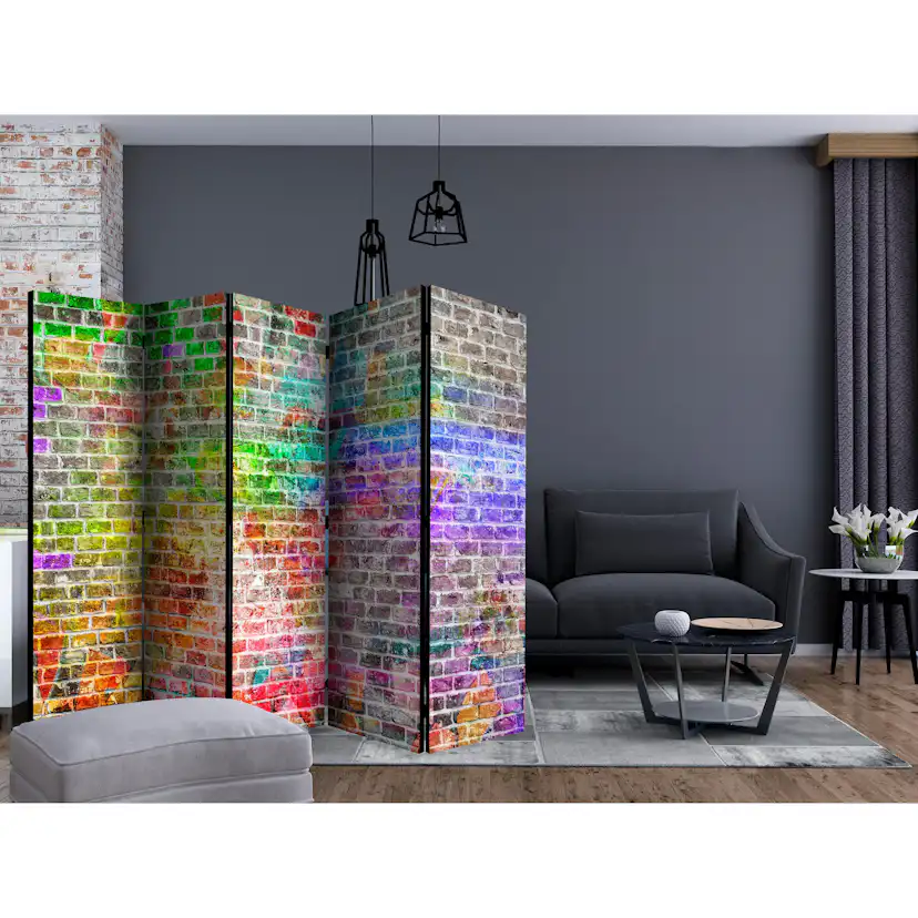 Rumsavdelare Arkiio Rainbow Wall II 225x172 cm