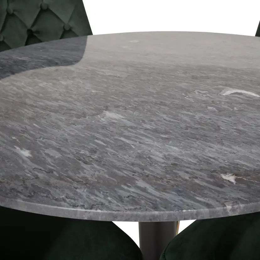 Matgrupp Venture Home Estelle Runt med 4 Vera Stolar