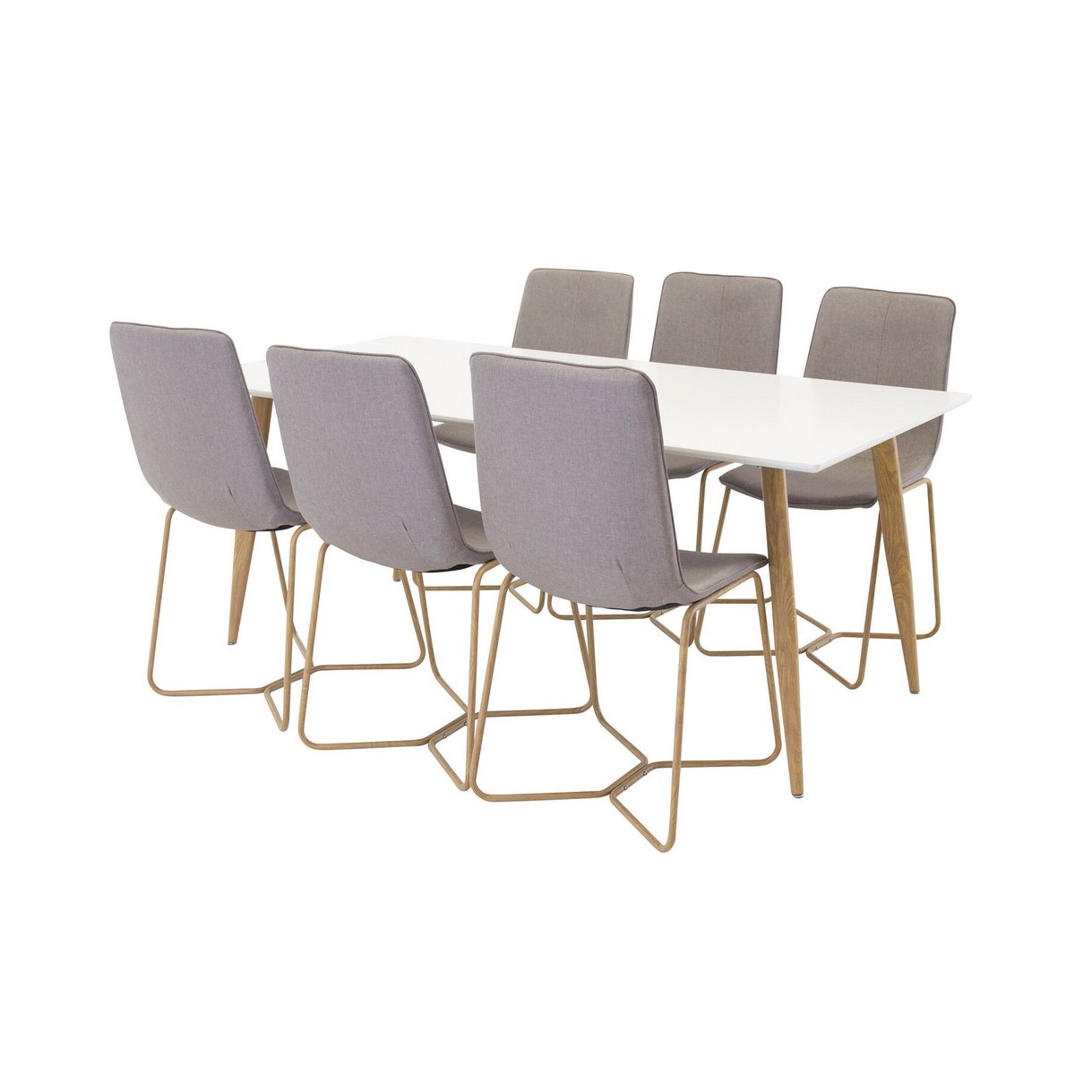 Matgrupp Venture Home Polar med 6st X Stolar