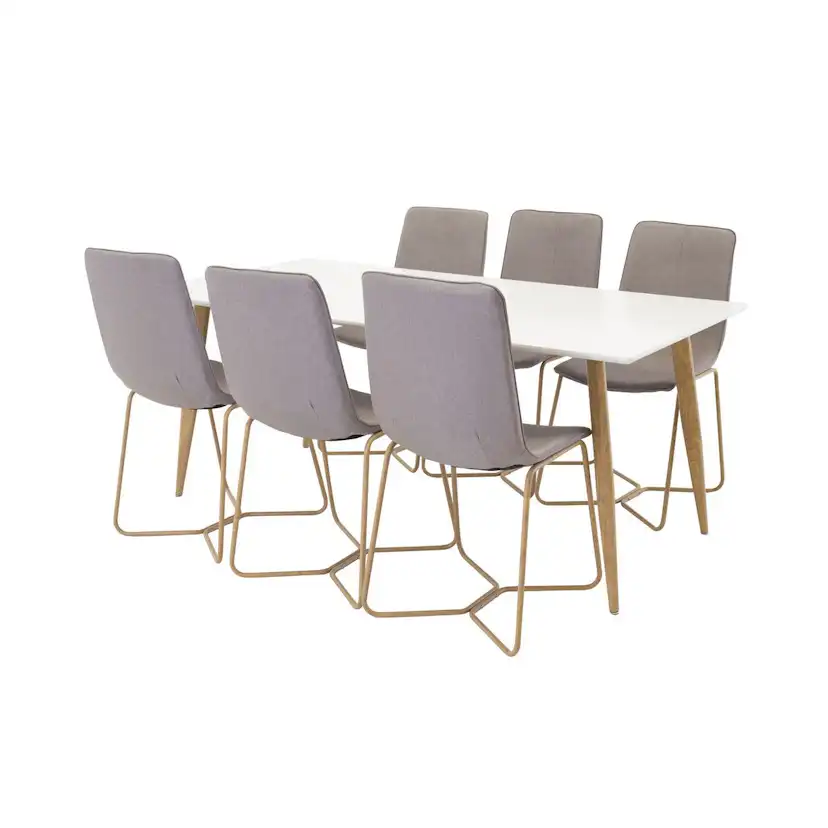 Matgrupp Venture Home Polar med 6st X Stolar