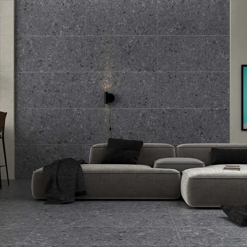 Klinker Tenfors Flodsten Night 60x60 cm
