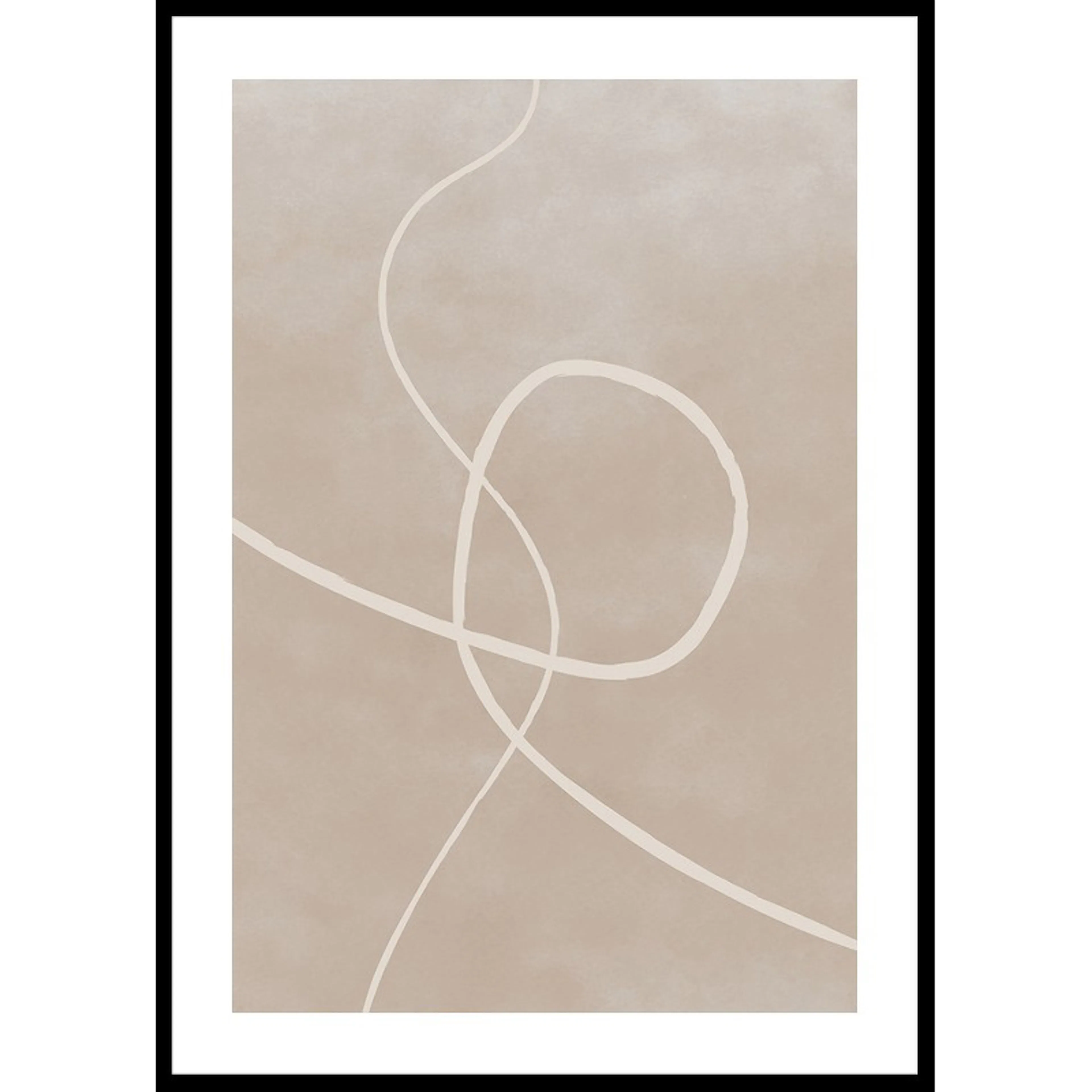 Poster Gallerix Line Art Inverted No2