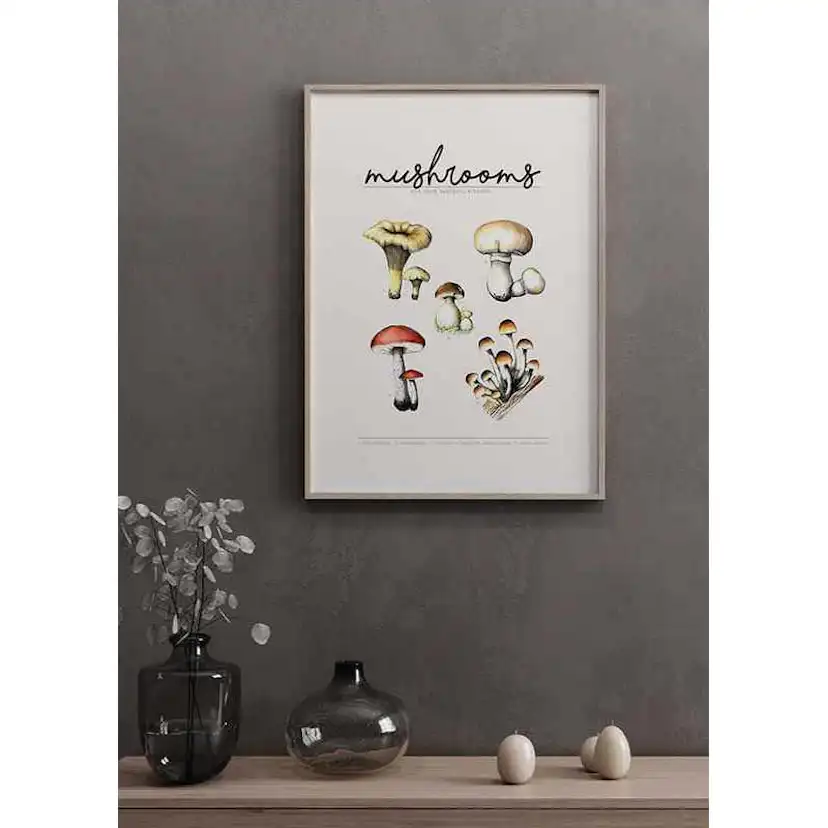 Poster Gallerix Mushrooms