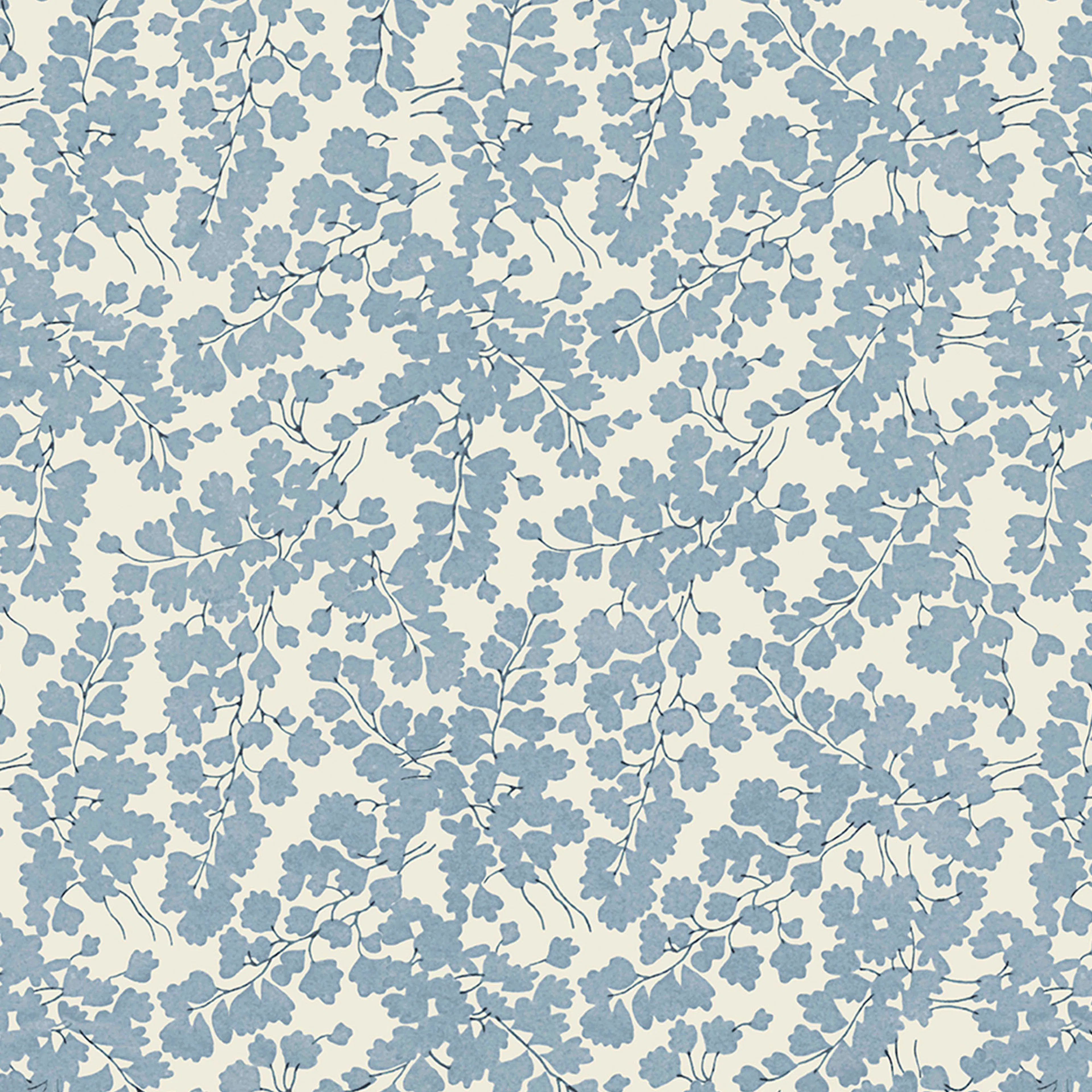 Tapet Laura Ashley Cariad Spray Newport Blå 122743