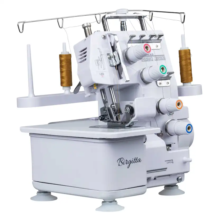 Symaskin Birgitta Overlock Standard Vit Plast