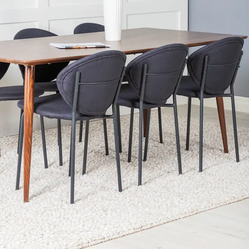 Matgrupp Venture Home Pobbie med 6 Valor Stolar