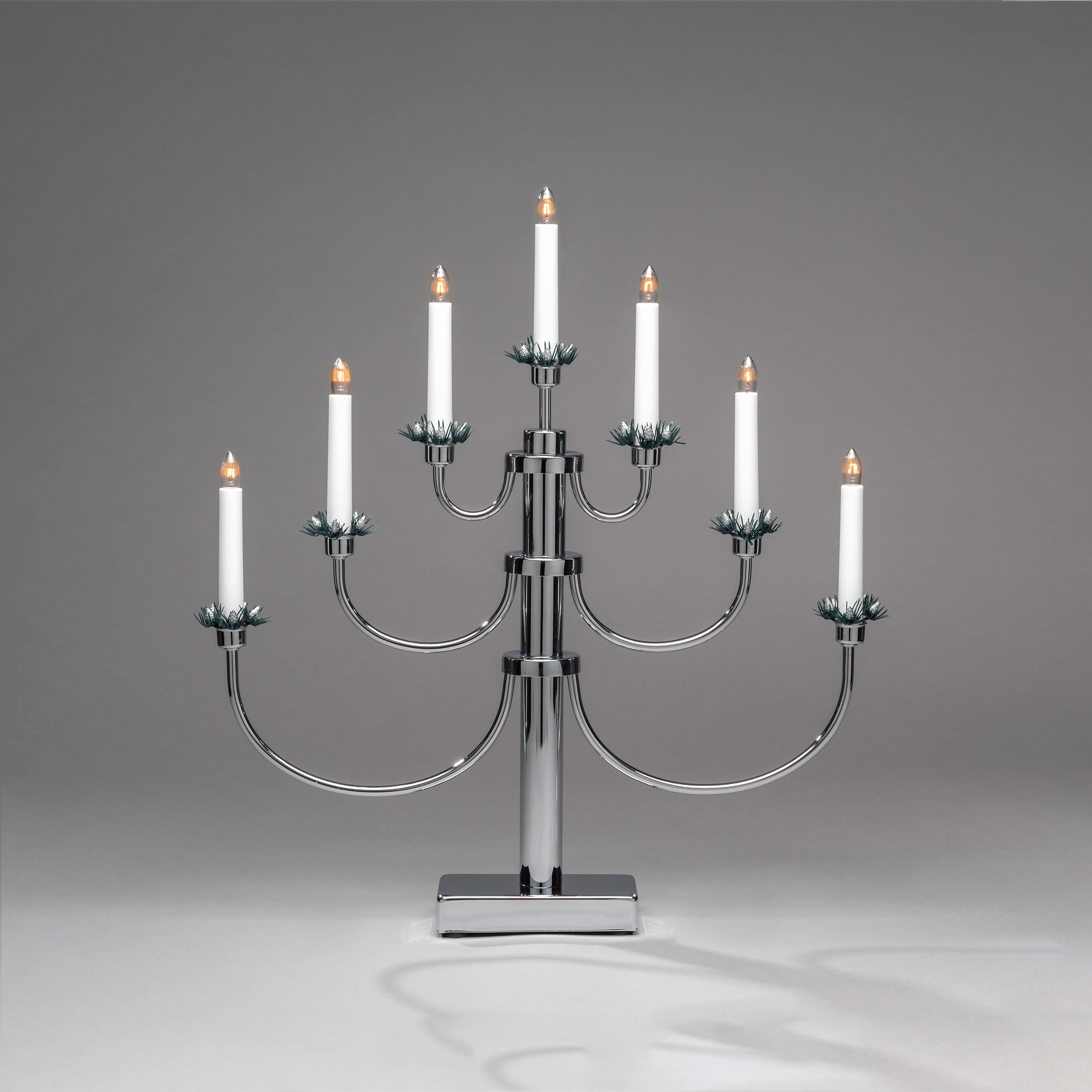 Adventsljusstake Gnosjö Konstsmide 7L Metall