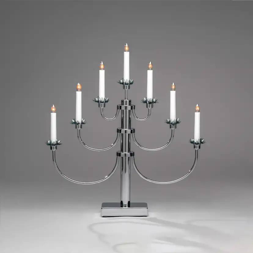 Adventsljusstake Gnosjö Konstsmide 7L Metall