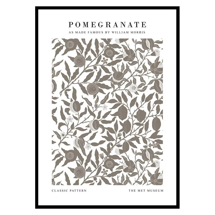 Poster Gallerix William Morris Pomegranate