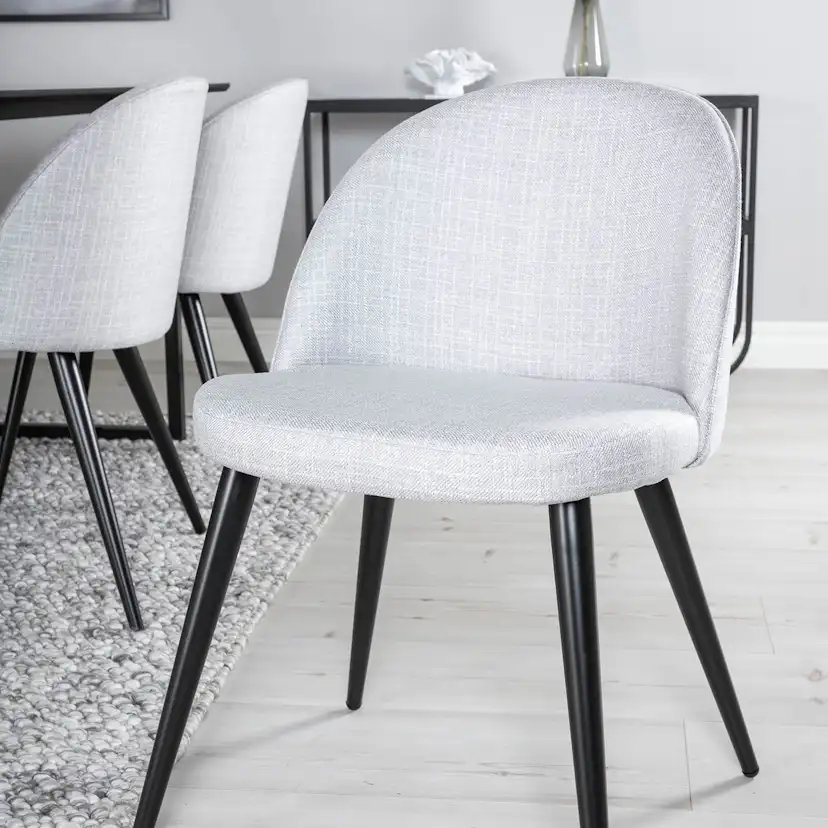 Matgrupp Venture Home Palaba med 6 Valentina Stolar Polyestertyg