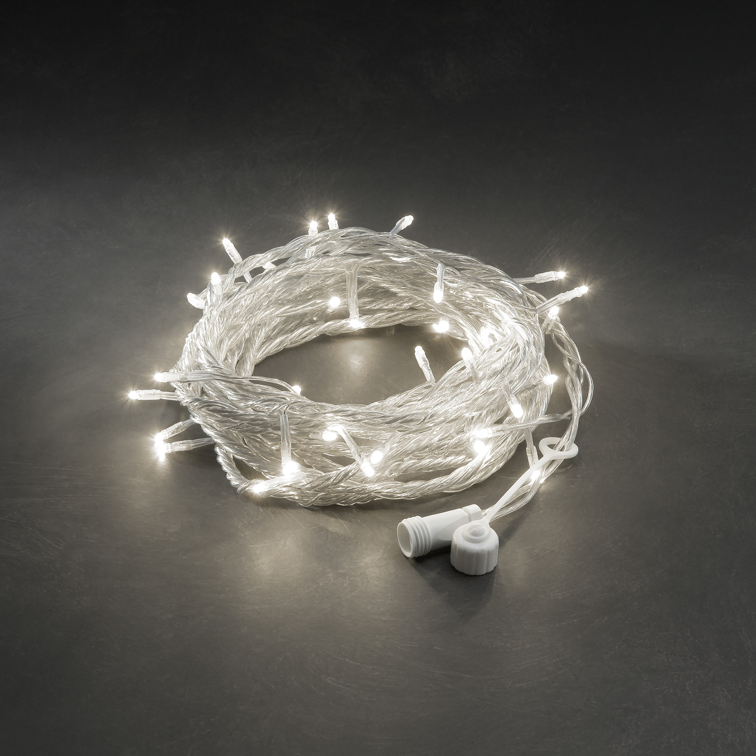 31V slinga 50 LED 50L, Varmvit/Transparent