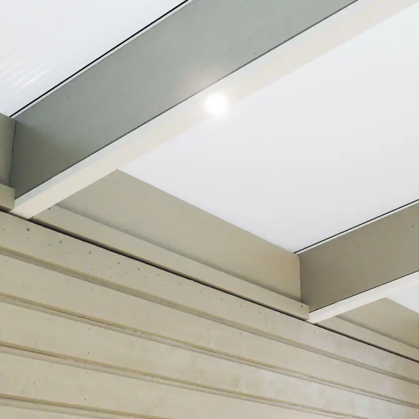 LED-Belysning Glänsat B 4545 x D 4245 med mittstolpe Bredd: 4545 mm, Djup: 4245 mm