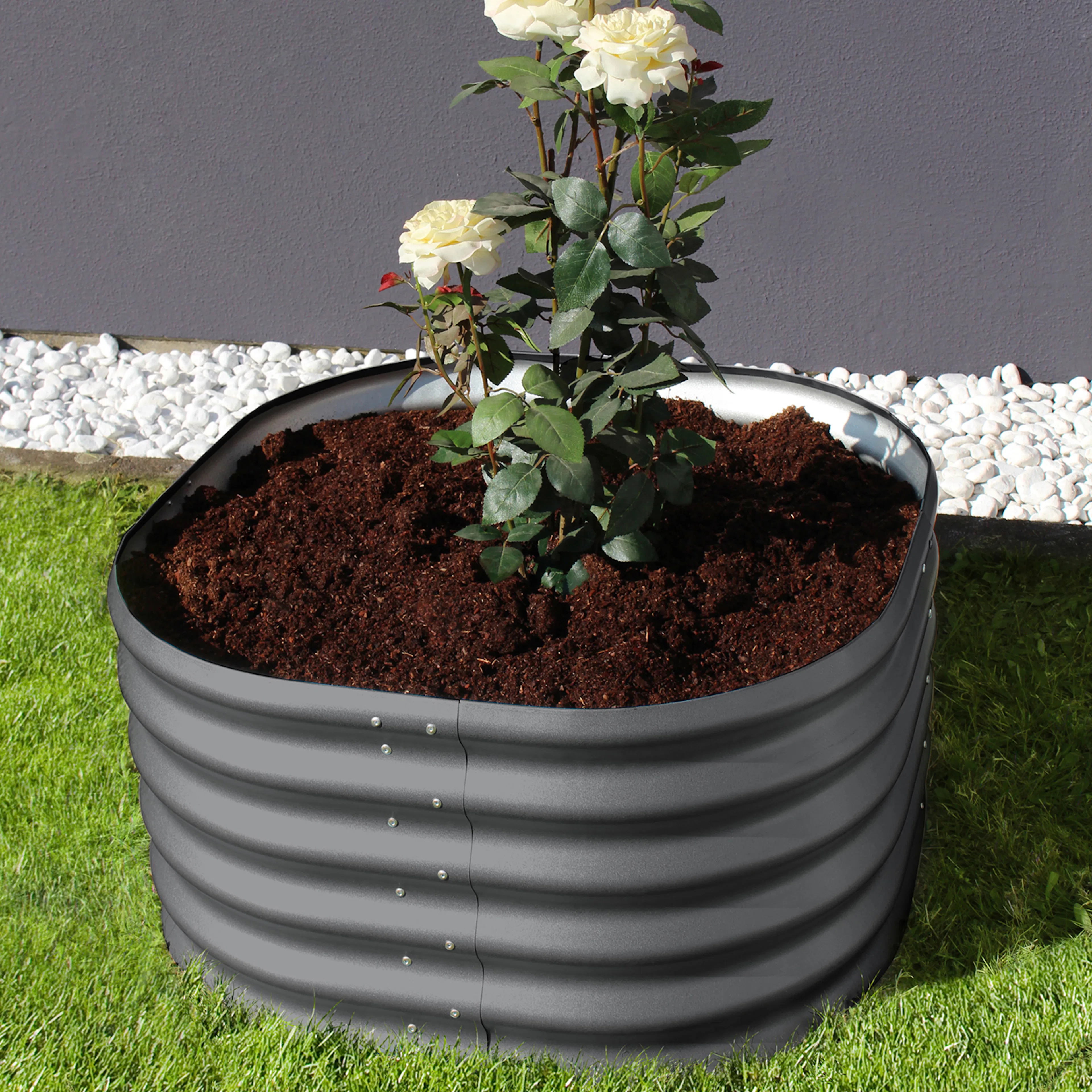 Odlingskant Vitavia Rondo 401 Antracit