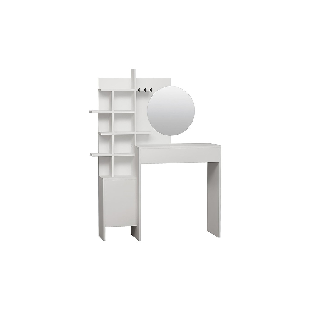 Sminkbord In Living Decortie med Förvaring och Spegel