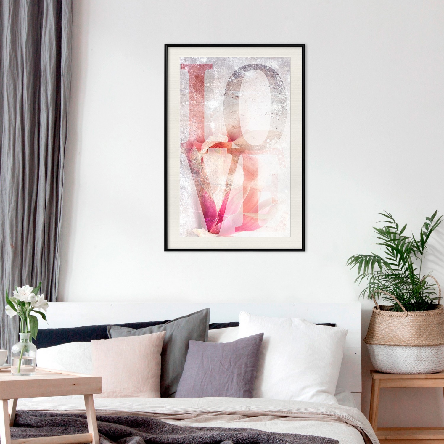 Poster Artgeist Affisch Magnolia Love