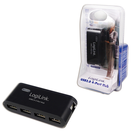 USB 2.0-hub LogiLink 4-port